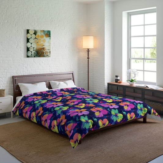Watercolor Flowers Basic Bedding Set