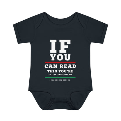 If You Can Read This Eye Chart Infant Baby Rib Bodysuit