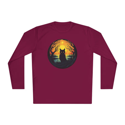 Creepy Black Cats 6 Adult Long Sleeve Tee