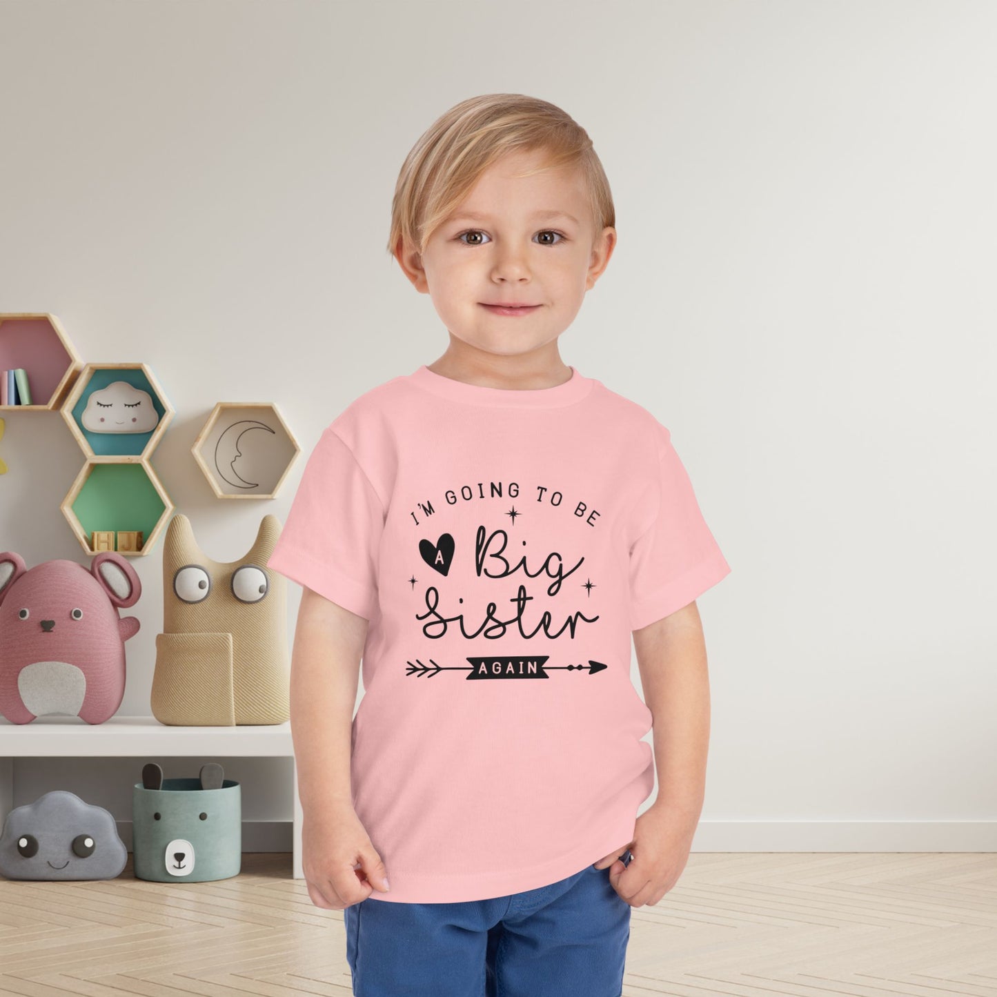 I'm Going to be a Big Sister Again Toddler Tee