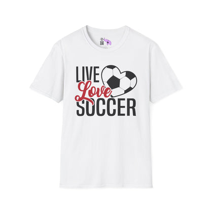 Live Love Soccer Adult T-shirt