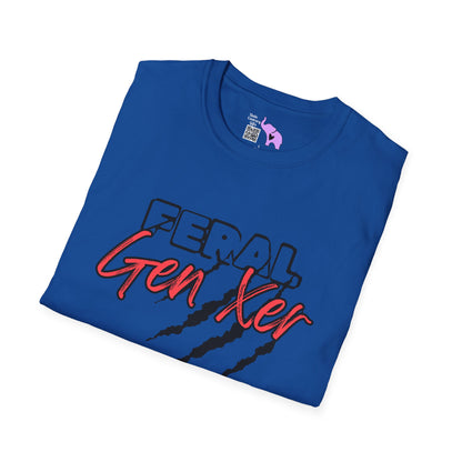 Feral GenXer w/Claws Adult T-Shirt