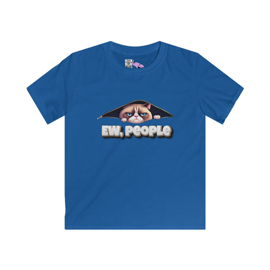 Ew People Grumpy Cat Youth Softstyle Tee