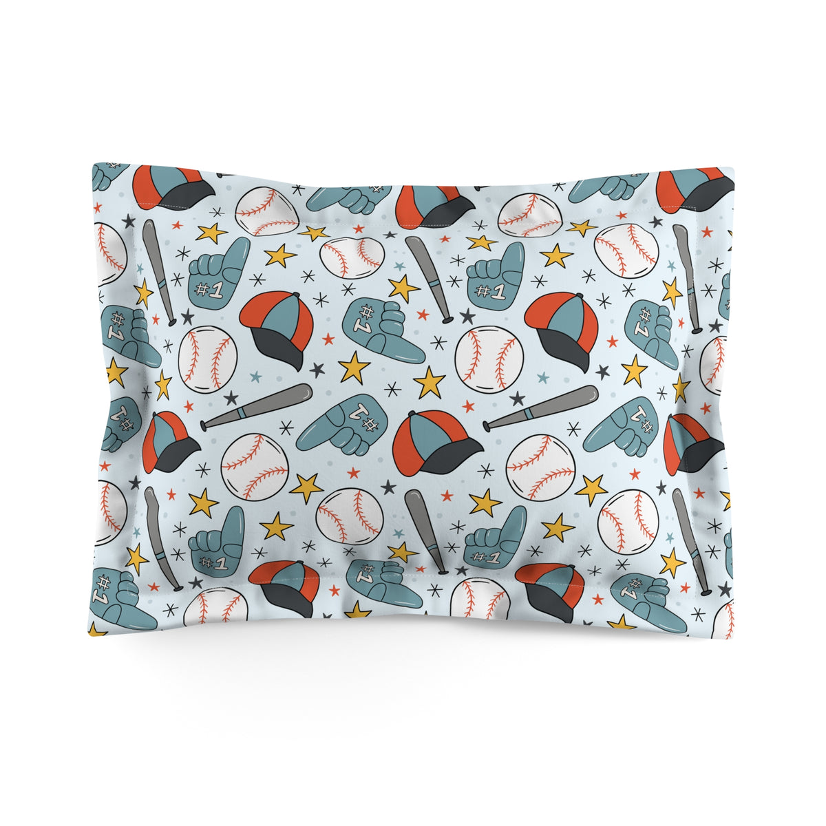 Home Run Heroes Microfiber Pillow Sham