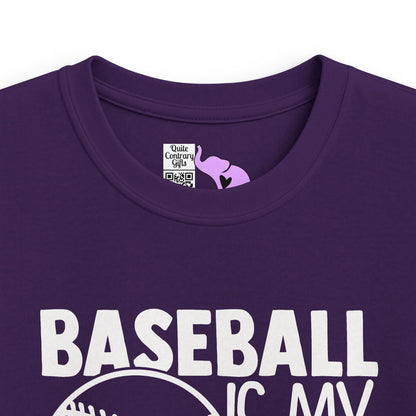 Baseball Is My Favorite Season Youth Softstyle Tee