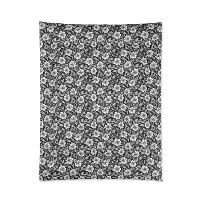 Monochrome Paradise Bloom Comforter