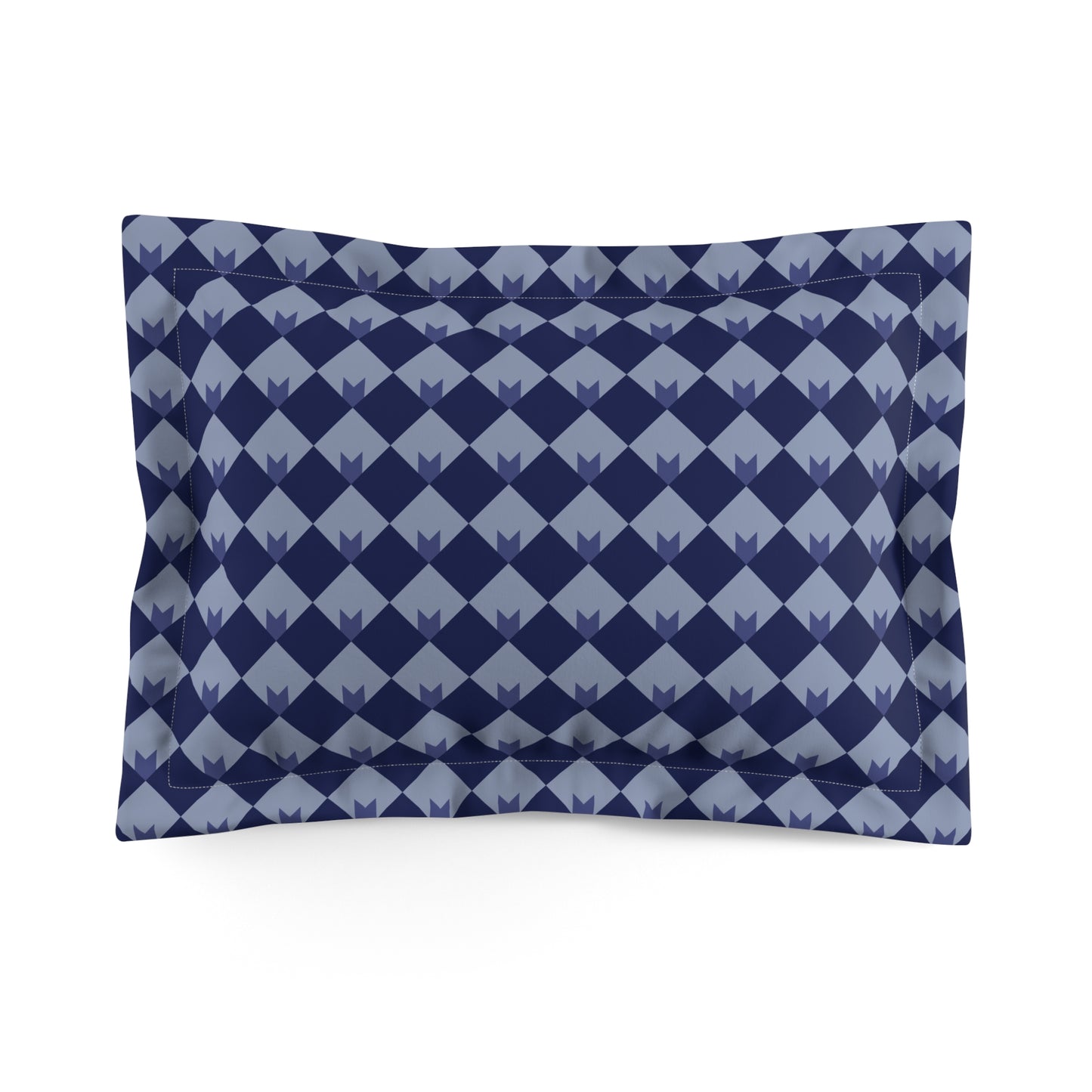 Diamond Bloom-Navy & Periwinkle Basic Bedding Set