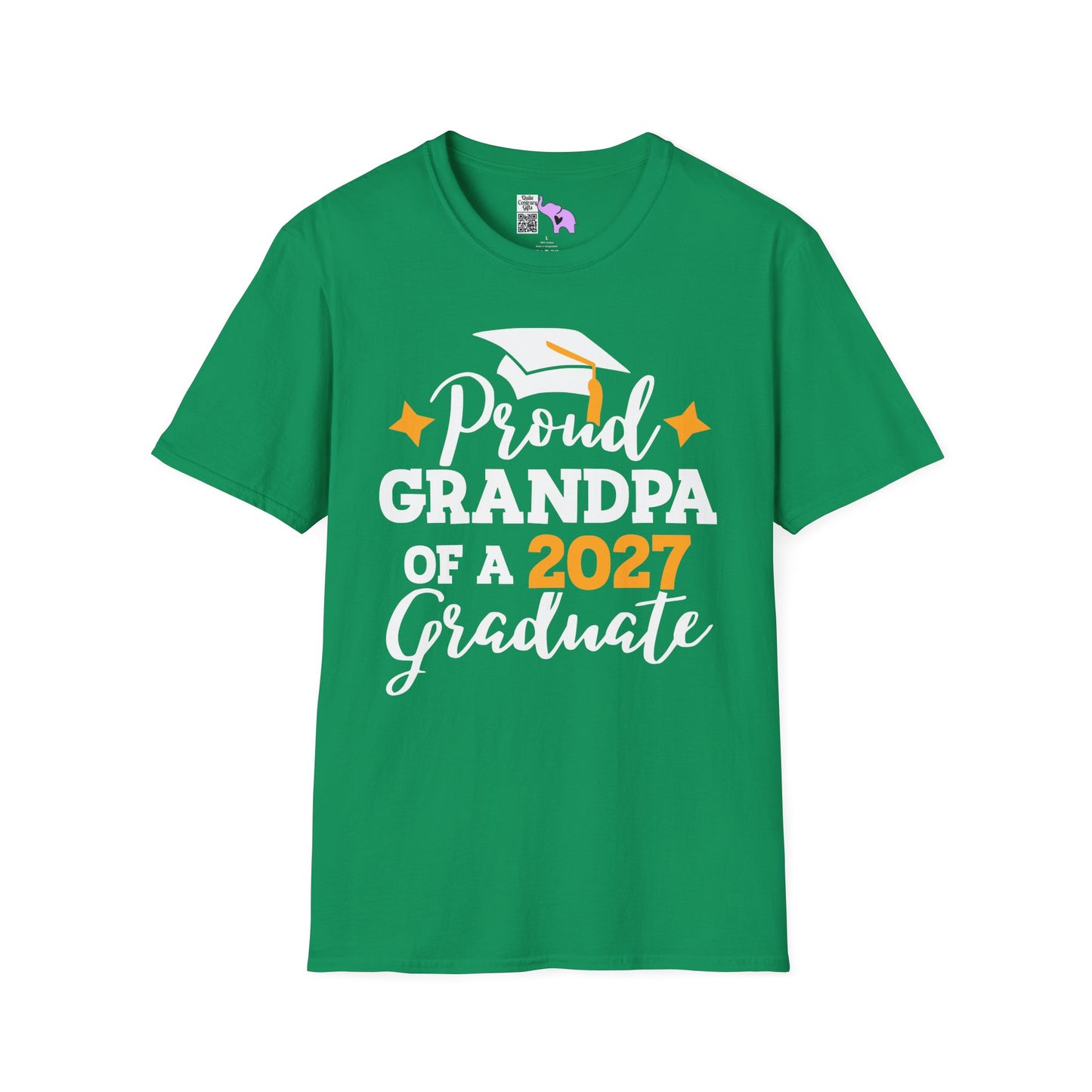 Proud Grandpa of a 2027 Graduate Adult T-shirt