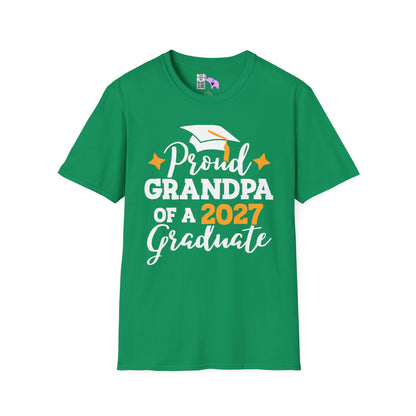 Proud Grandpa of a 2027 Graduate Adult T-shirt