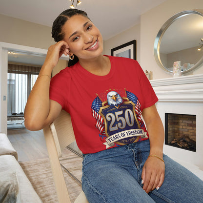 250 Years of Freedom Adult T-shirt