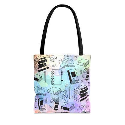 Colorful Chapters Canvas Tote Bag