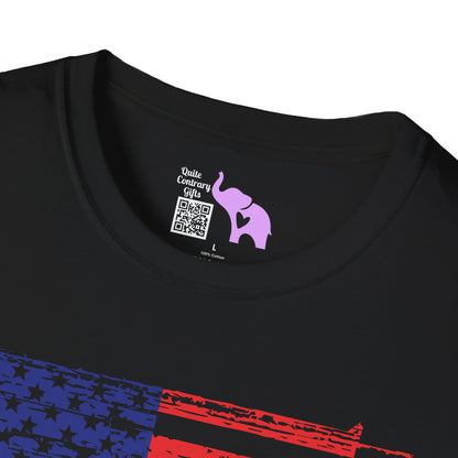 Gun Flag Adult T-shirt