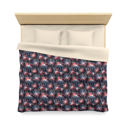 Rocket's Red Glare Microfiber Duvet Cover
