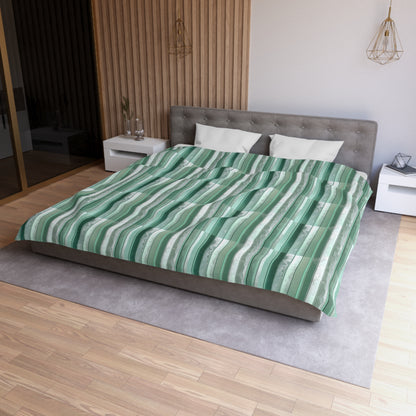 Seafoam Glass Microfiber Duvet Cover