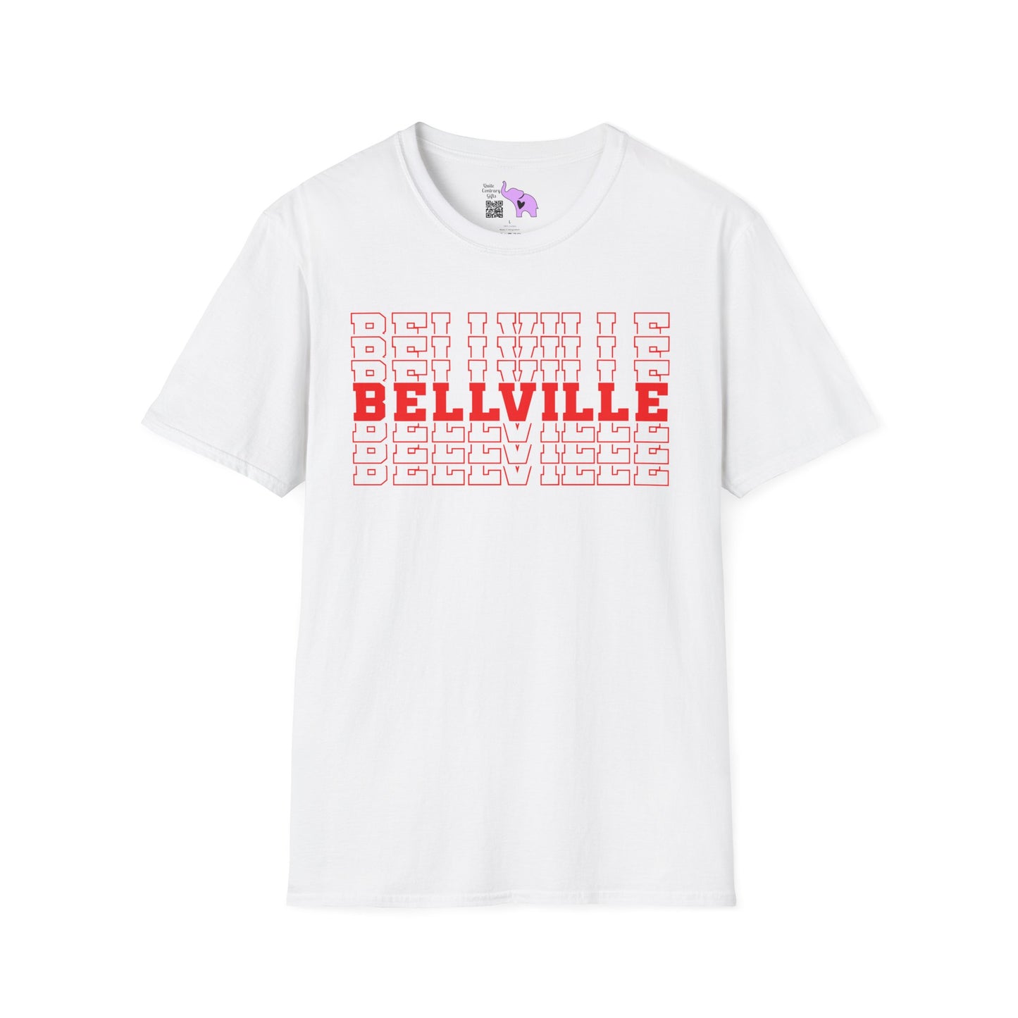 Bellville (Stacked) Adult T-shirt