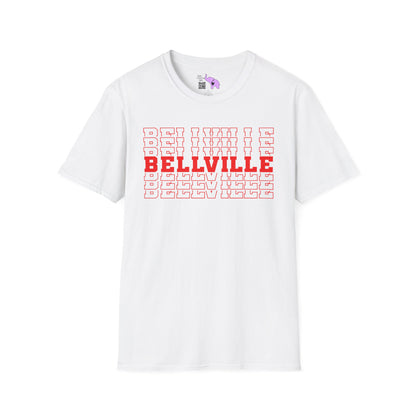 Bellville (Stacked) Adult T-shirt