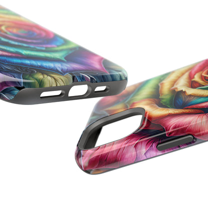 Colorful Rose MagSafe® Compatible Tough Case for iPhone