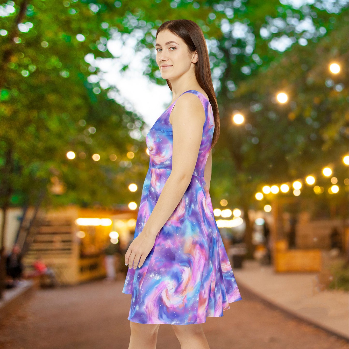 Fairy Floss Sky Women's Skater Dress