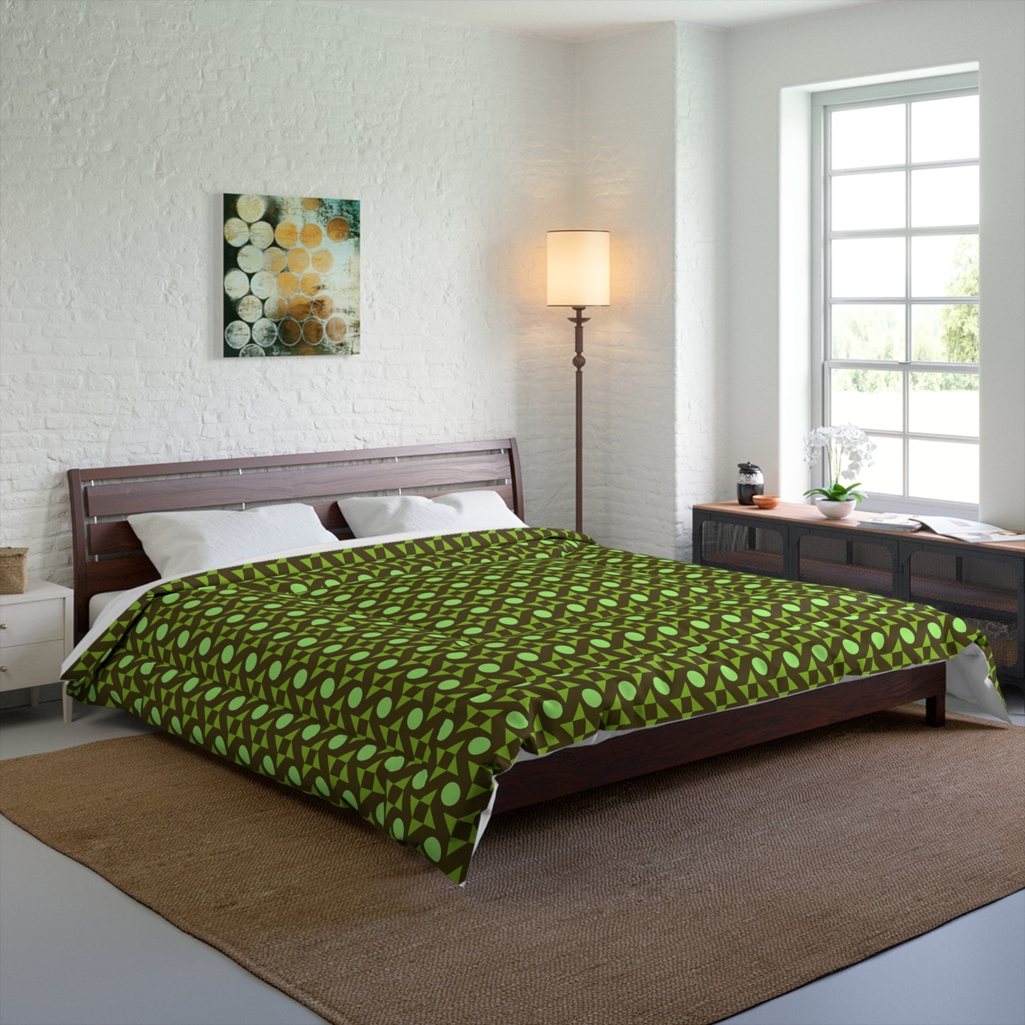 Pistachio Pinwheels Comforter