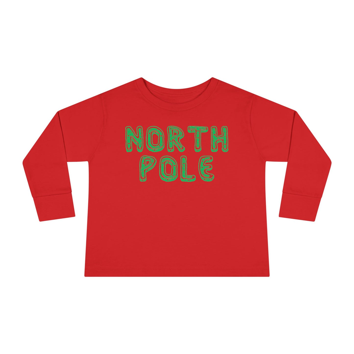 North Pole Toddler Long Sleeve Tee