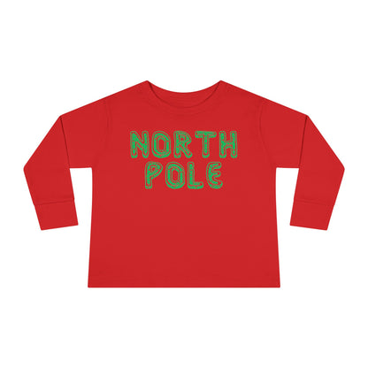 North Pole Toddler Long Sleeve Tee