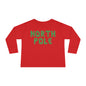 North Pole Toddler Long Sleeve Tee