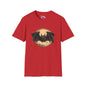 Bat Over Moon Adult T-shirt