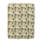 Worn Meadow Daisies Fleece Blanket