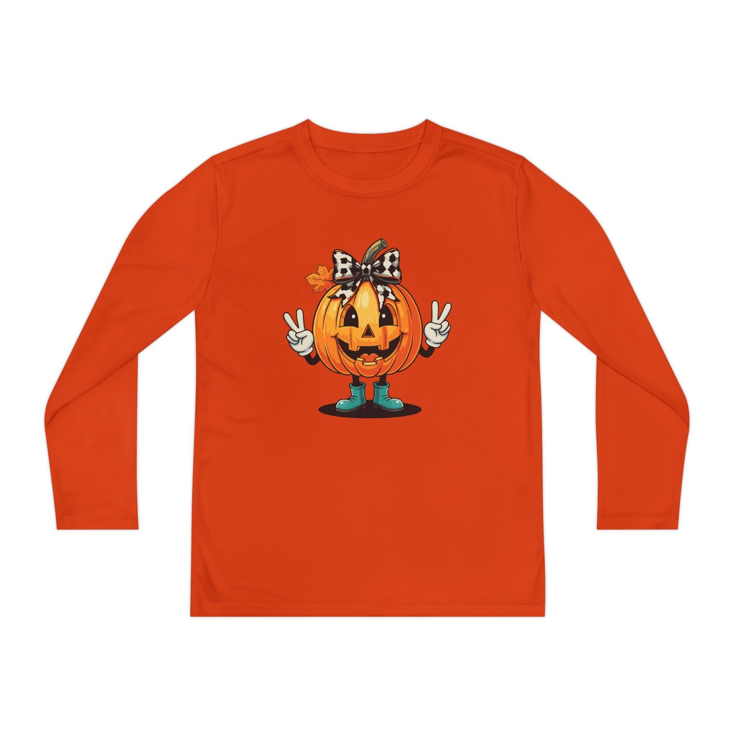 Pumpkin Peace Youth Long Sleeve Tee