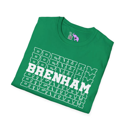 Brenham (Stacked) Adult T-shirt