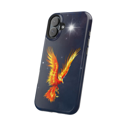 Phoenix Over Nebula MagSafe® Compatible Tough Case for iPhone
