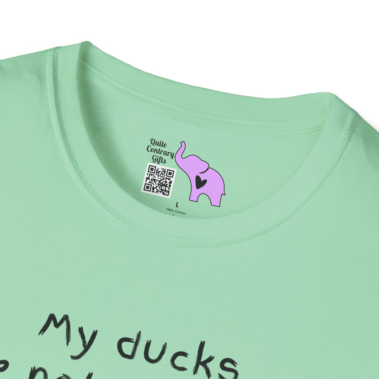 My Ducks Are Not In a Row Adult T-shirt