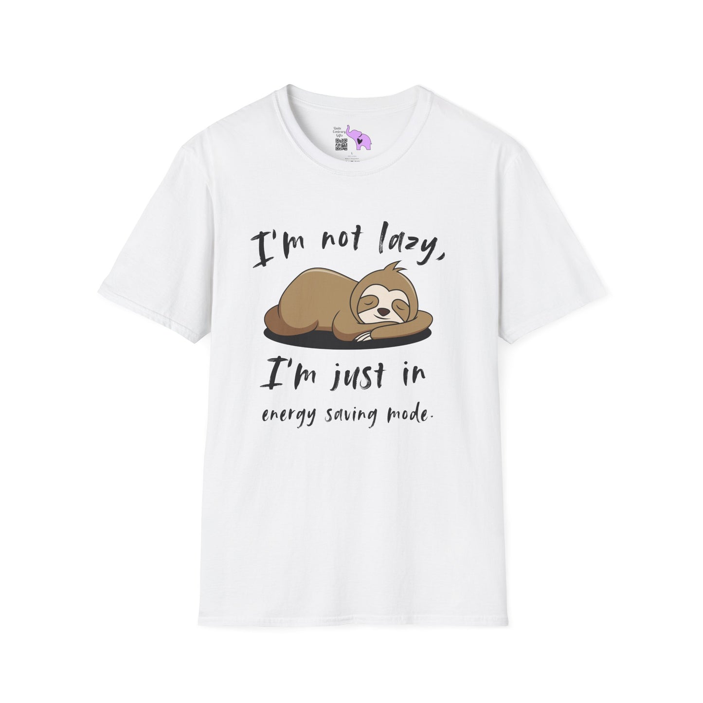 I'm Not Lazy, I'm Just In Energy Saving Mode Adult T-shirt