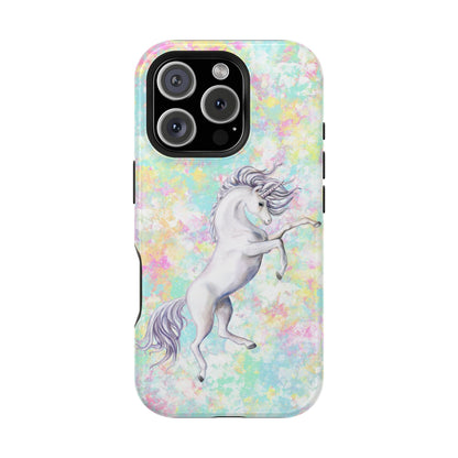 Pastel Pegasus MagSafe® Compatible Tough Case for iPhone