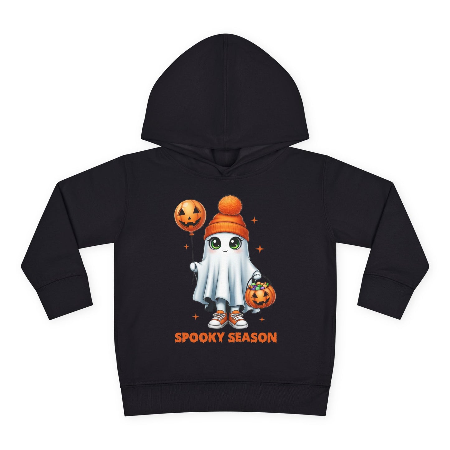 Spooky Season Ghost Trick-or-Treater Toddler Hoodie