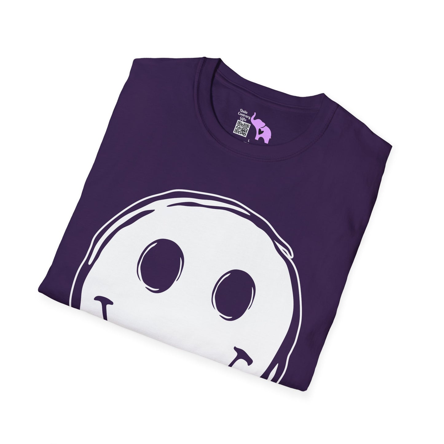 Melty Smiley Face Adult T-shirt