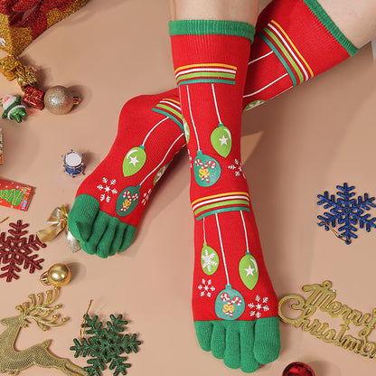 Cute Christmas Toe Socks