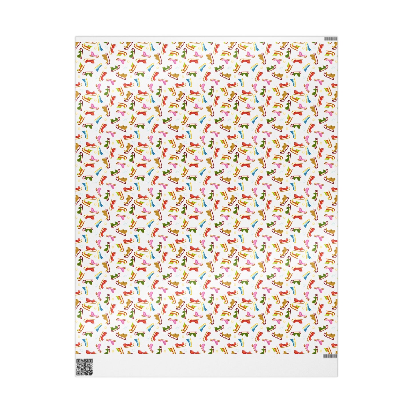 Sleigh Ride Spectacle Wrapping Paper