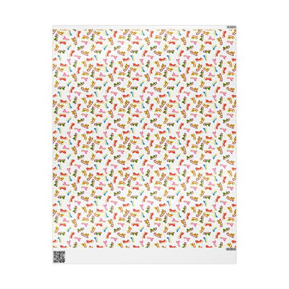 Sleigh Ride Spectacle Wrapping Paper