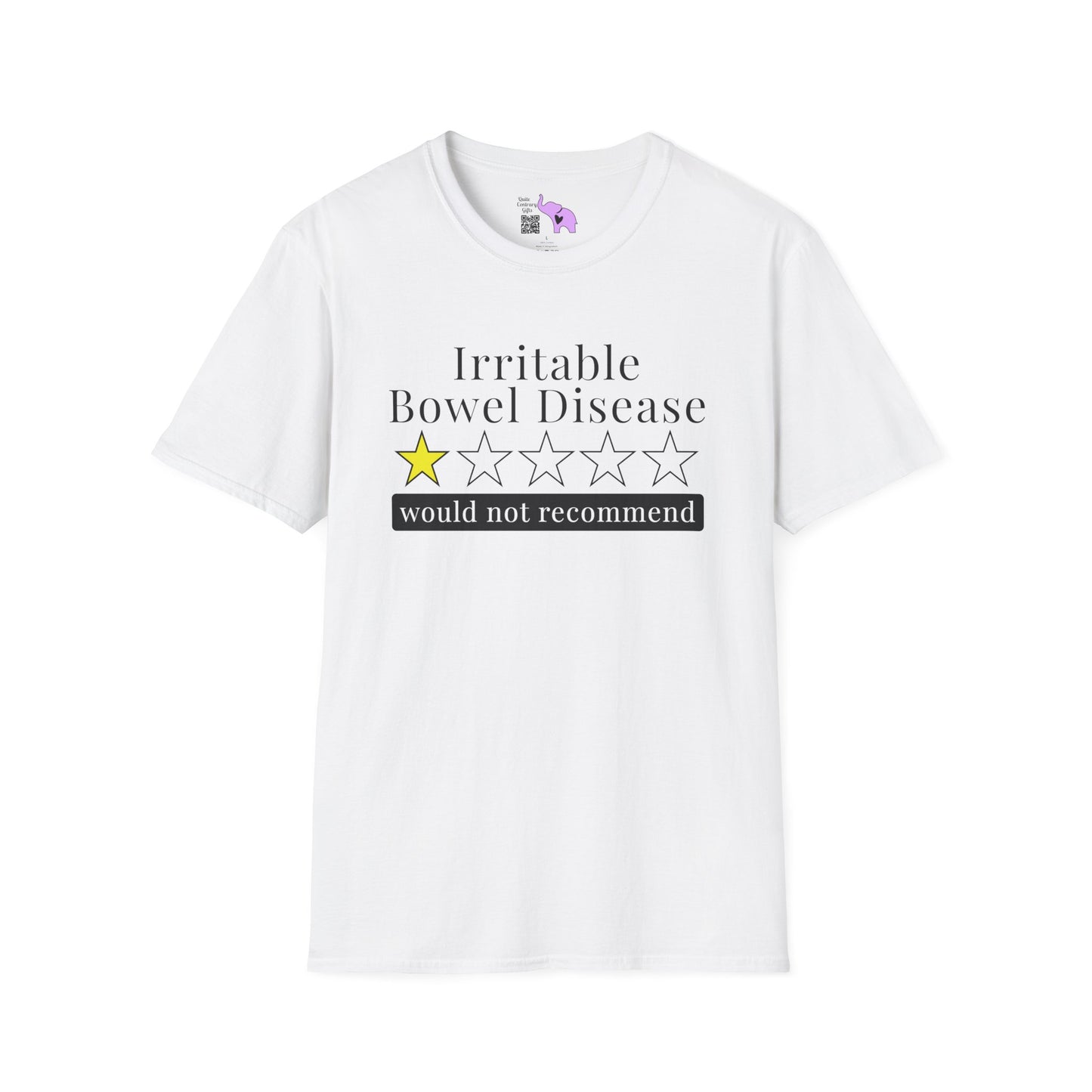 Irritable Bowel Syndrome 1 Star Would Not Recommend Adult T-shirt