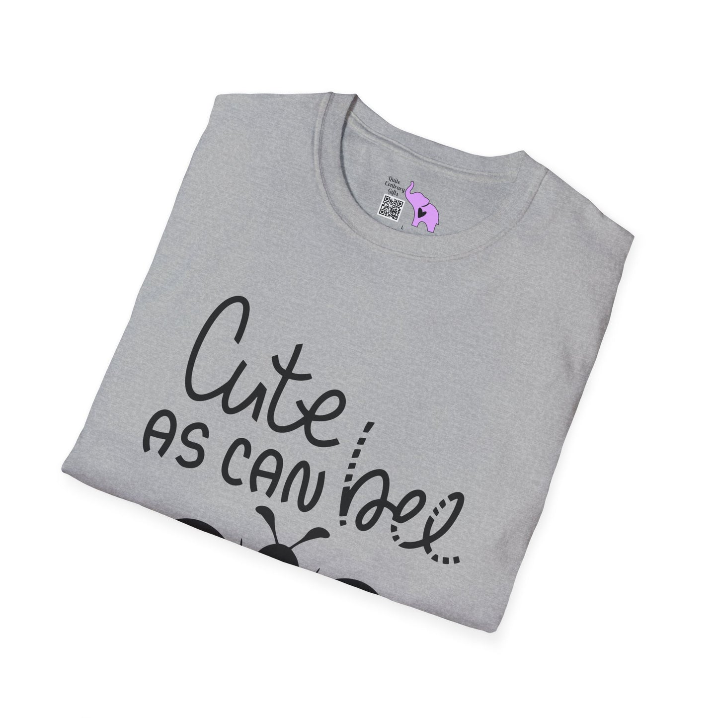 Cute As Can Bee Adult T-shirt