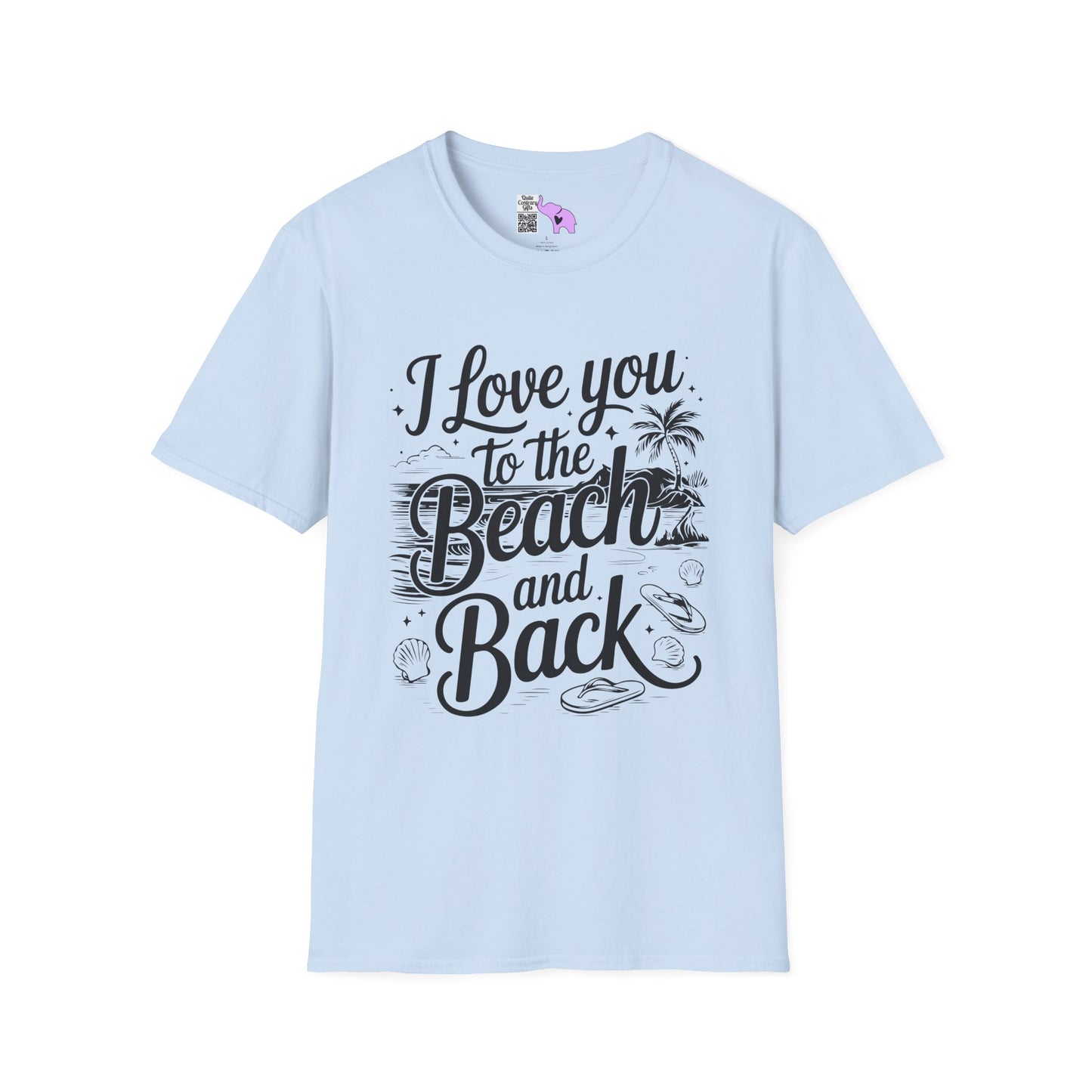 I Love You to the Beach and Back Adult T-shirt