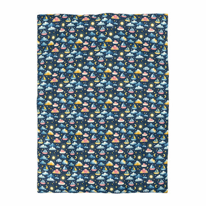 Night Sail Dreams Microfiber Duvet Cover