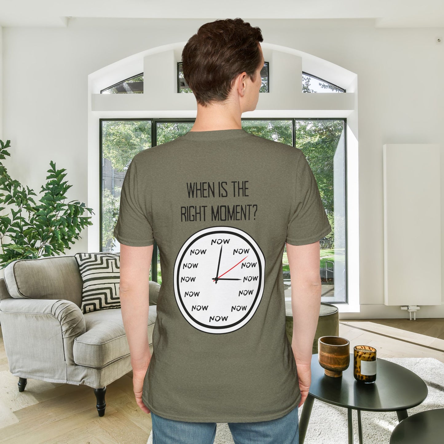 The Moment is Now Adult T-shirt