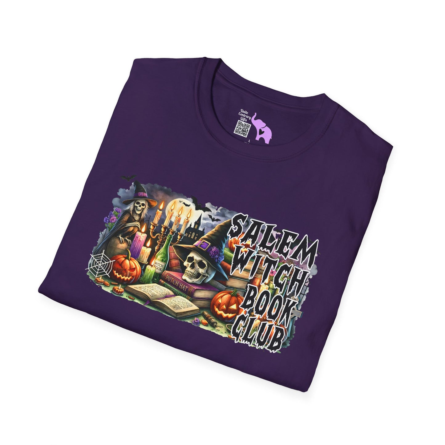 Salem Witch Book Club (2) Adult T-shirt