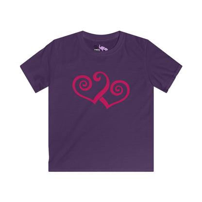 Double Heart Youth Softstyle Tee