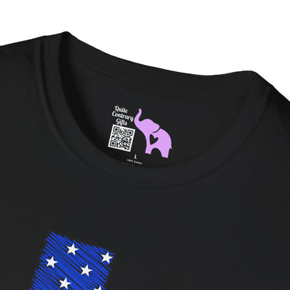 Texas American Flag 2 Adult T-shirt
