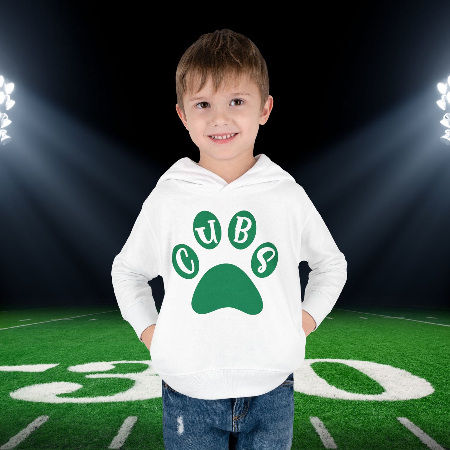 Brenham Cub Tracks Toddler Hoodie