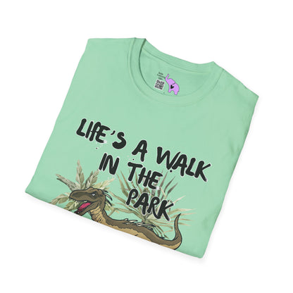 Life's Like A Walk In The Park... Jurassic Park Adult T-shirt