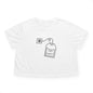 Tea Shirt Women's Flowy Cropped Tee